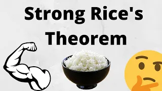 Strong Rice's Theorem