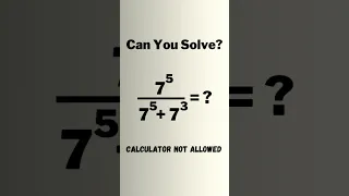 A Nice Mathematical Problem. #maths #shorts #mathematics #olympiad #matholympiad #exponents #viral