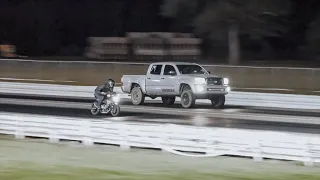 1st time DRAG RACING my 300cc Swapped Grom!!