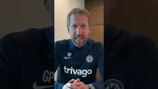 GRAHAM POTTER 💙 First words as manager!! #chelsea #premierleague #football