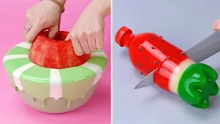 Delicious Watermelon Cake Decorating Tutorial |  So Yummy Cake | Perfect Dessert You Must Try