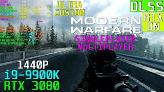 Call of Duty Modern Warfare 2019 SP+MP (DXR/DLSS): RTX 3080 & i9-9900K | 1440P