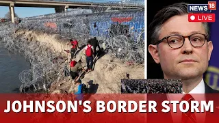 Speaker Johnson Highlights The Importance Of Border Security Live | Biden Border Catastrophe | N18L