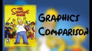 The Simpsons Game: (HD - SD Graphics Comparison)