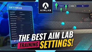 The ULTIMATE SETTINGS For AIM TRAINING! - Aim Lab Optimization Guide