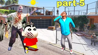 Franklin and Shinchan Find A Zombies Virus Antidote or Shinchan became A Zombie IN GTA V