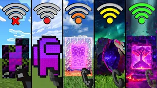 all nether portals with different Wi-Fi in Minecraft