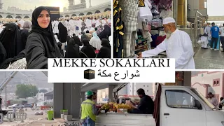 MEKKE SOKAKLARI KABE’de BİR GÜNÜM🕋🏠FİLİSTİNDEKİ KARDEŞLERİMİZE DUA🤲🏻💔