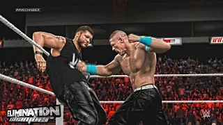 WWE Elimination Chamber 2015 - John Cena vs Kevin Owens Match!!