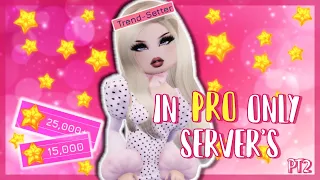 Dress To Impress But I’m Playing In PRO SERVERS pt2 { ROBLOX }