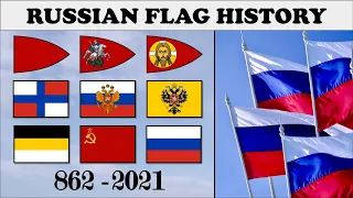 Russian Flag History. Every flag of Russia 862-2021.