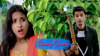 Slowly Slowly | Guru Randhawa | Pitbull ||Cute Love Story| Monojit CREATION