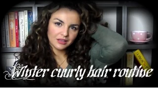 Winter Curly Hair Routine!