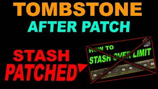 HOW TO TOMBSTONE AFTER PATCH, STASH IS PATCHED, how to solo tombstone after patch without stash