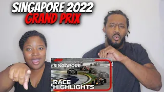 American Motorsport Fans Formula 1 Reaction  "F1 Race Highlights | 2022 Singapore Grand Prix"