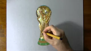 Лучший 3D Художник/cup FIFA ginialno draws in 3D
