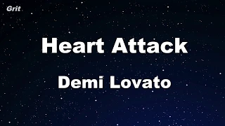 Heart Attack - Demi Lovato Karaoke 【No Guide Melody】 Instrumental