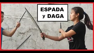 Basic Espada y Daga "Give-and-take" Exercise : Kali / Arnis / Eskrima Drill