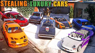 Stealing Fast & Furious Super Cars With Franklin - Gta 5 (Real Life Cars #11)