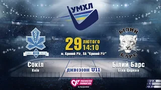 УМХЛ U11 Сокіл (Київ) - Білий Барс (Біла Церква) 29.02.2020