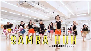 SAMBA HUH l Mujer Latina by Thalia l Intermediate Line Dance l 쌈바 후 라인댄스 l Linedance l 라인댄스퀸