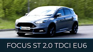 Ford Focus ST 2.0 TDCI EU6 Dyno Run