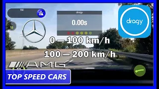 Mercedes-Benz CLA 45-AMG Dragy acceleration 0-100/100-200 km/h - data review