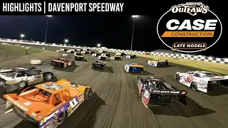 World of Outlaws CASE Late Models | Davenport Speedway | August 26th | HIGHLIGHTS