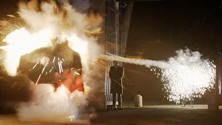 Oswald 'Penguin' Cobblepot & Butch Kill Azrael With Rocket Launcher (Gotham TV Series)