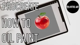 How to OIL PAINT in PROCREATE // PROCREATE TUTORIAL