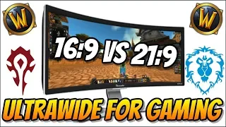 WoW 16:9 VS 21:9 The ULTIMATE Gaming Experience | Ultrawide Monitor | World of Warcraft