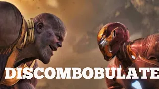 Iron man discombobulates Thanos