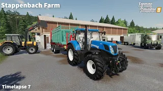 Transporting Cows to Another Stable, Spreading Manure, cultivating│Stappenbach│FS 19│Timelapse #07