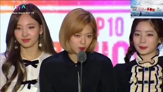 [171202] (TWICE) 트와이스 MMA 멜론뮤직어워드 탑10 2017 Mellon Music Award TOP10