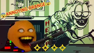 😂FNF The Great Punishment but Annoying Orange Vs Gorefield Cover - Gorefield V2 Friday Night Funkin'
