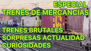 Especial TRENES de mercancías Actualidad SORPRESAS curiosidades FERROCARRIL Español