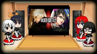 dxd реакция на Dante VS Bayonetta | DEATH BATTLE!