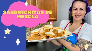 Como Hacer Sandwichitos de Mezcla de Puerto Rico 🇵🇷