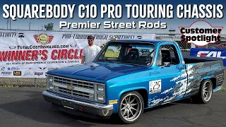 Ross Logsdon from Premier Street Rods picks up his new Squarebody C10 Pro Touring Chassis