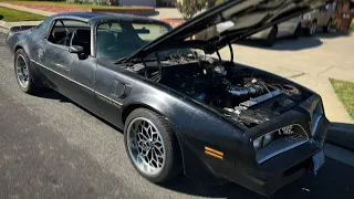 ITS NOT EVERYDAY YOU GET TO SEE A 78 TRANS AM WITH A CAMMED 6.0 80E LS SWAP DID A STREET TUNE