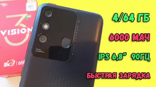 ITEL VISION 3 PLUS - Обзор смартфона. Тест камеры. Antutu