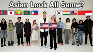 American Guess 10 Asian's Nationality! l Do You Think They Look All the Same?