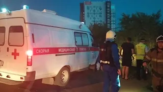 4.07.2020г. ДТП Южное шоссе двое пострадавших один из которых ребенок МЧС, спасатели, скорая помощь