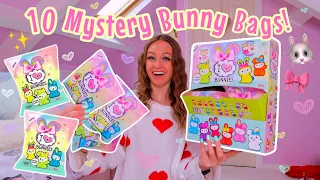 Opening 10 Mystery I ♡ Bunny Blind Bags *BOW EDITION!!*😍🐰🎀✨ (50+ SURPRISES!!🫢) | Rhia Official