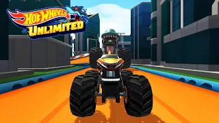 HOT WHEELS UNLIMITED 2 - Tiger Shark and 2 Sharkruiser In Mega Wrex