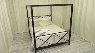 DHP Rosedale Metal Canopy Bed