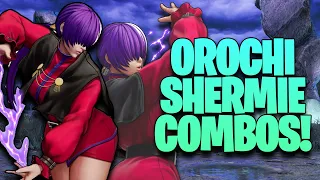 King of Fighters XV - Orochi Shermie Combos + Setup