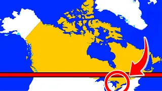 Why do 50% of Canadians Live South of this Line?