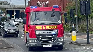 Lancashire Fire & Rescue Service - Bacup’s First Pump Responding.