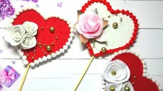 Сердце в букет, подарок ко дню Святого Валентина,мк /Heart in a bouquet, a gift for Valentine's Day